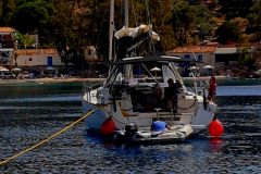 Moored in Greece
